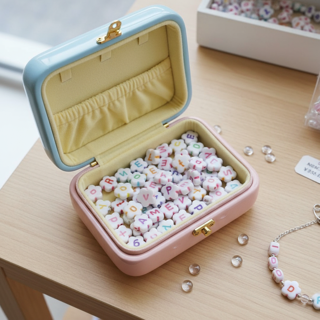 Alphabet Beads Daisy Shape