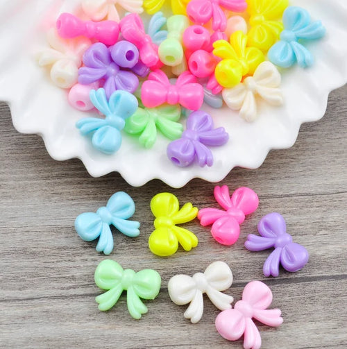 Multicolor Bow Beads