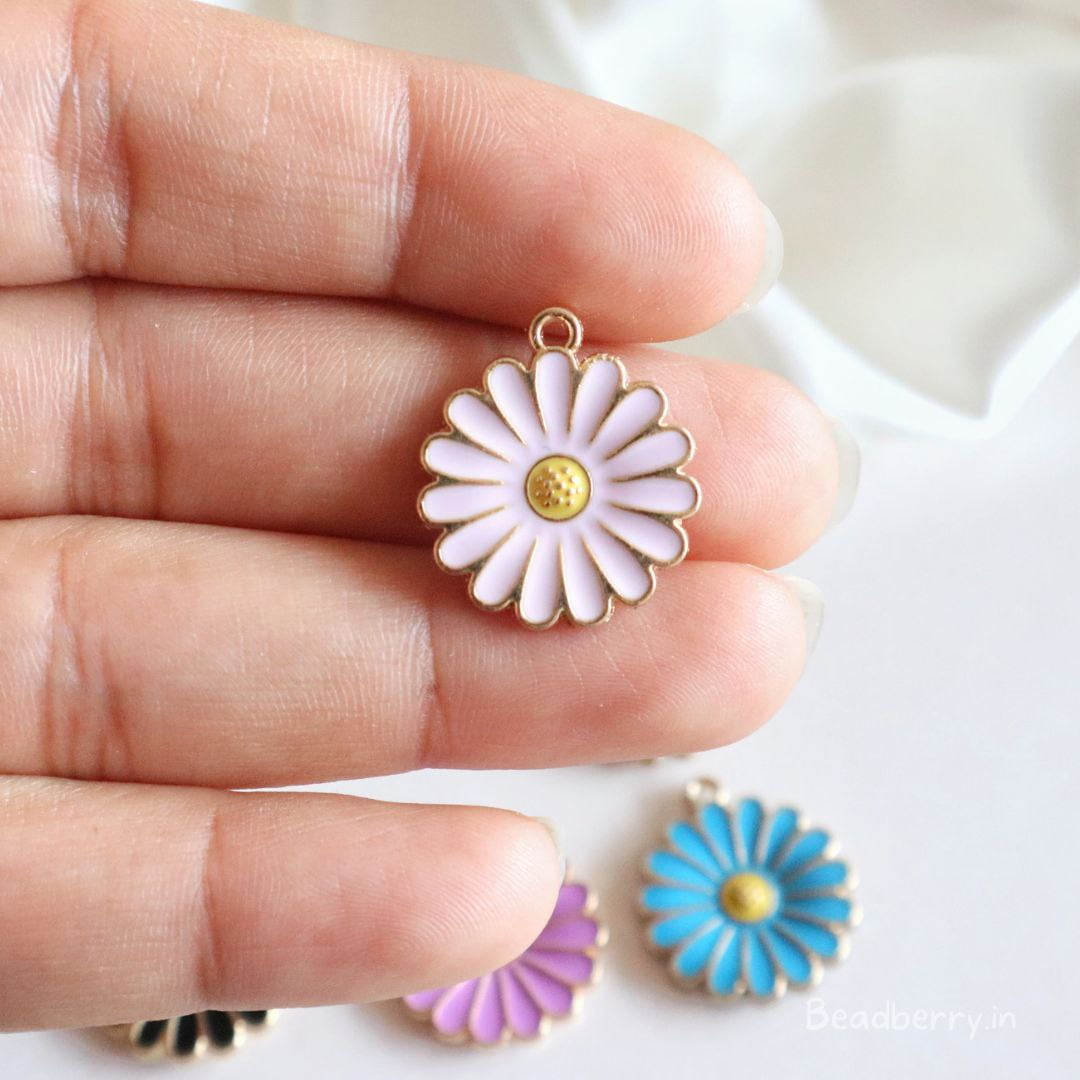 Multicolor Flower Charms